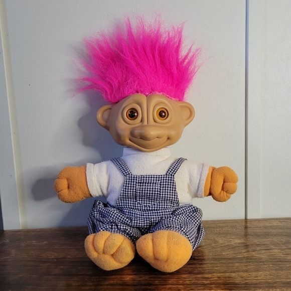 Trolls! Vintage 1984 Troll Doll with Glowing Eyes - Picture 1 of 8